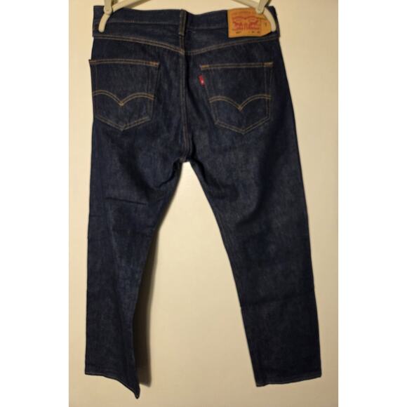 Levis 501 Jeans Mens 33x30 Dark Wash CW 22 - Picture 2 of 9